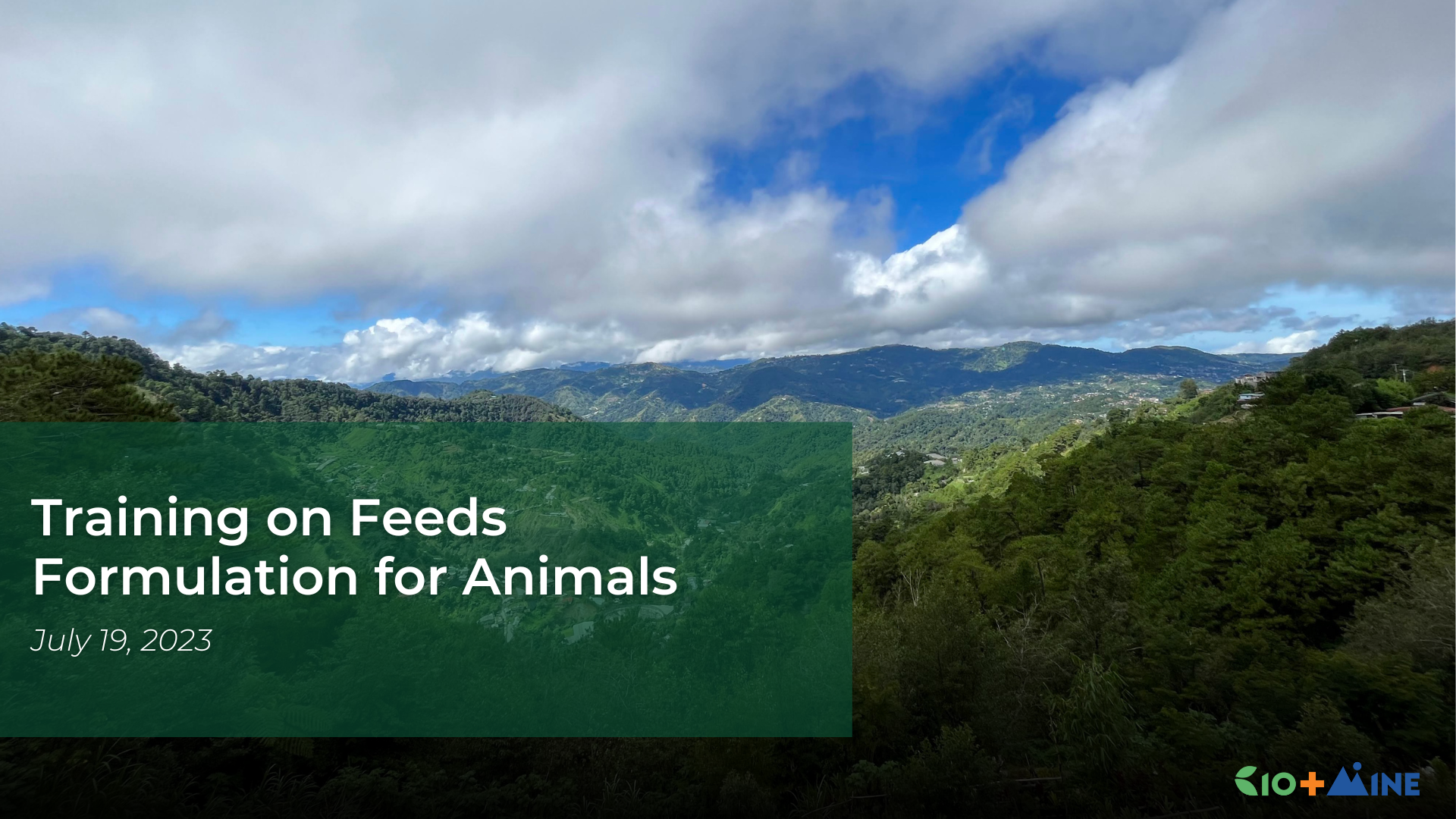 Training on Feeds Formulation for Animals